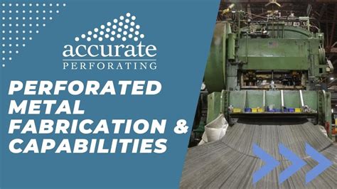 accurate metal sales and fabrication|accurate perforating Chicago il.